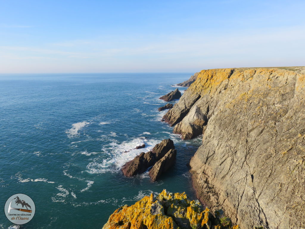 Paysage de la cote sud de l'ile de Groix.