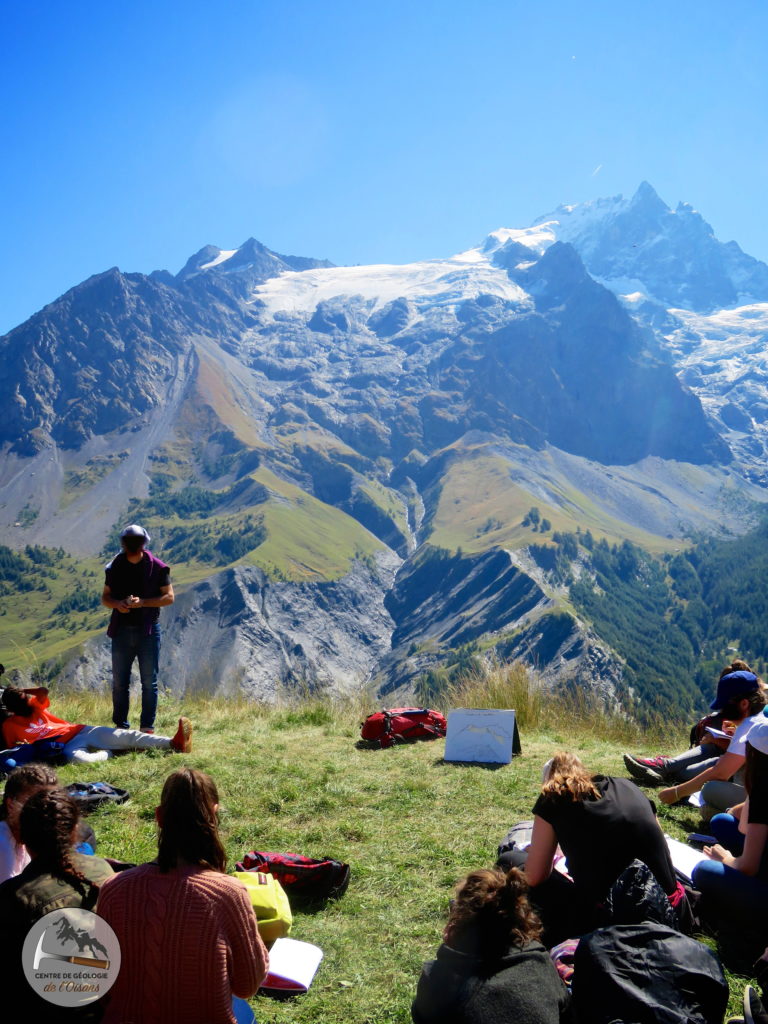Le chevauchement de la Meije, un site idéal pour les sorties géologiques de Lycée.